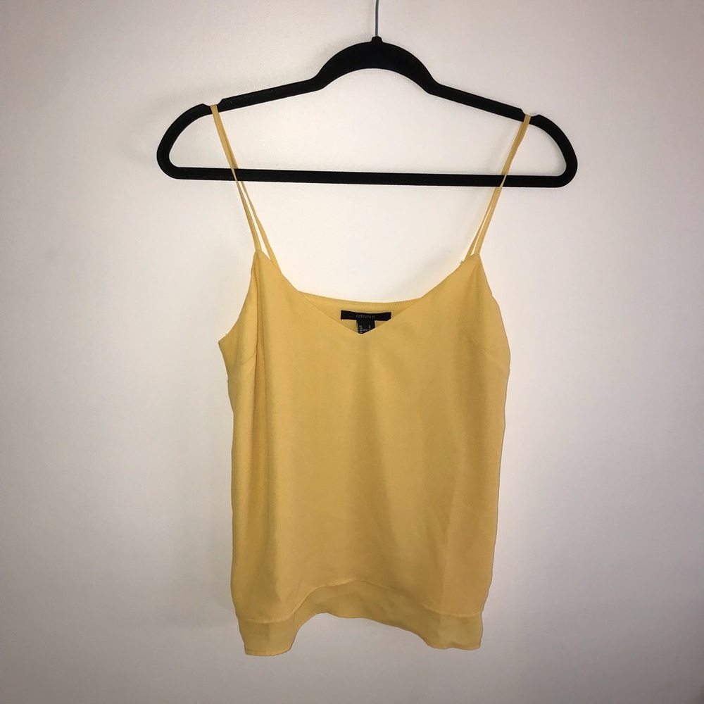 Yellow Flowy Tank Top